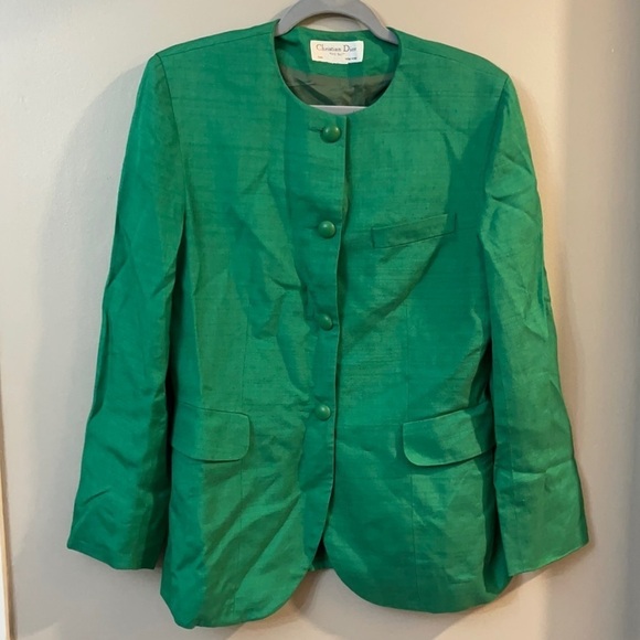 Vintage Christian Dior Blazer and Skirt Set - Picture 1 of 11